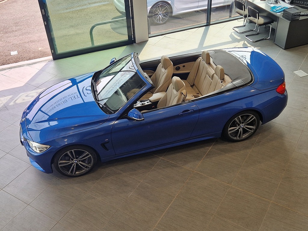 BMW 4 Series 420D M Sport VE15VWB Blue #4
