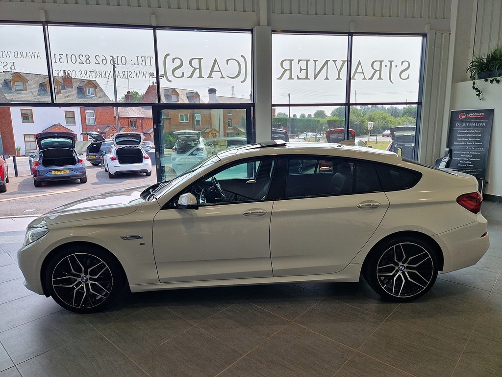 BMW 5 Series Gran Turismo 535D M Sport White #3