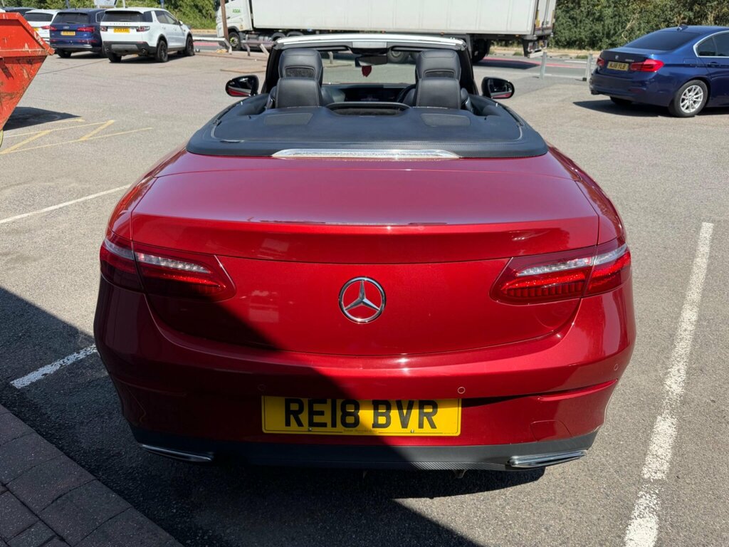 Mercedes-Benz E Class 2.0 E220d Amg Line Premium Plus Cabriolet G-tron RE18BVR Red #5