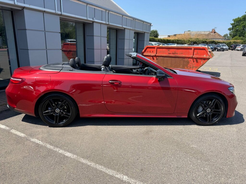 Mercedes-Benz E Class 2.0 E220d Amg Line Premium Plus Cabriolet G-tron RE18BVR Red #3