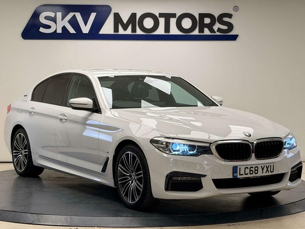 BMW 5 Series 530E M Sport White #6
