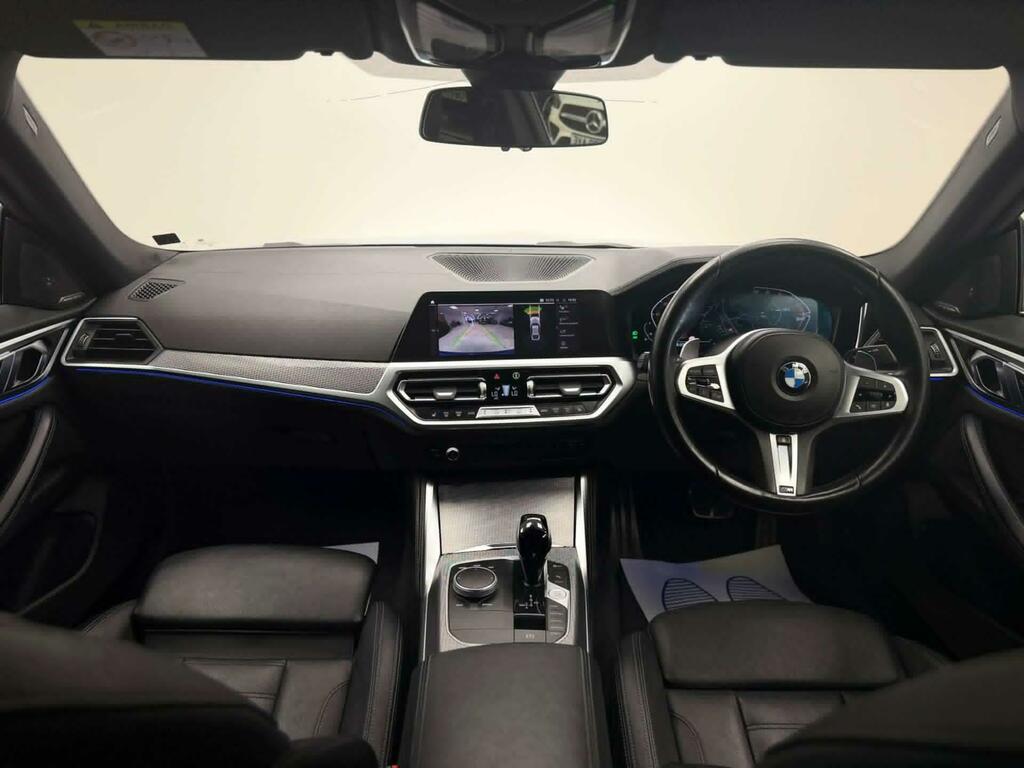 BMW 4 Series Coupe YG22YJW Blue #3
