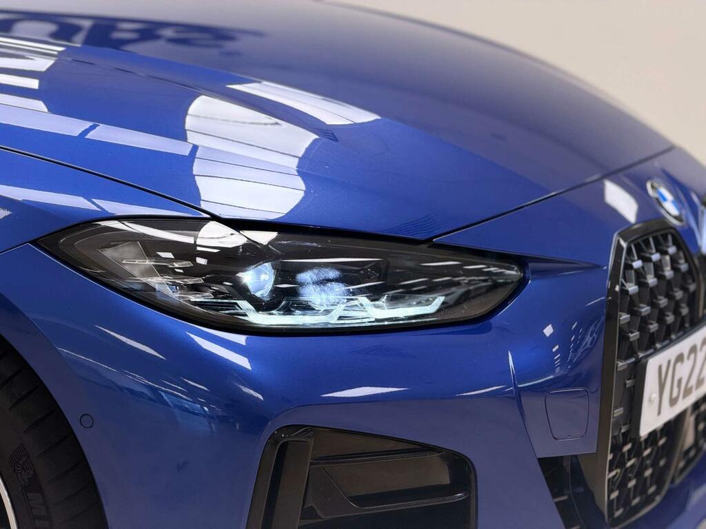 BMW 4 Series Coupe YG22YJW Blue #5