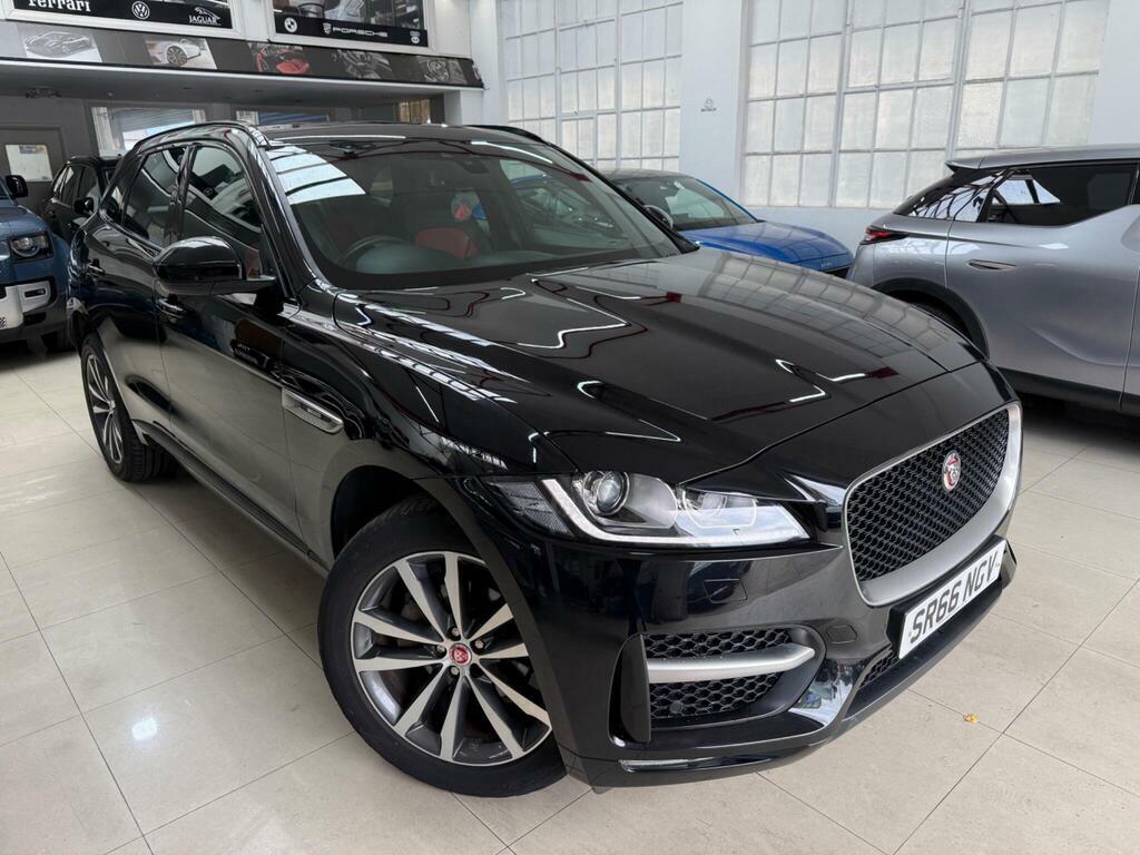 Jaguar F-Pace 2.0 D180 R-sport Awd Euro 6 S S SR66NGV Black #2