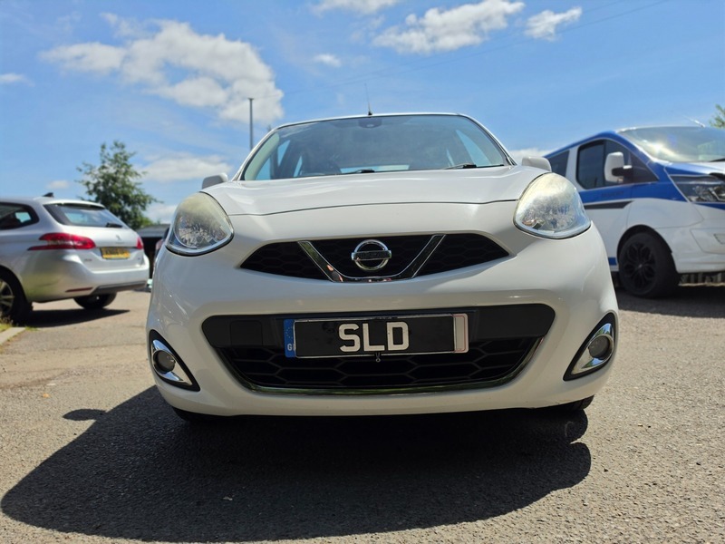 Nissan Micra Acenta White #2
