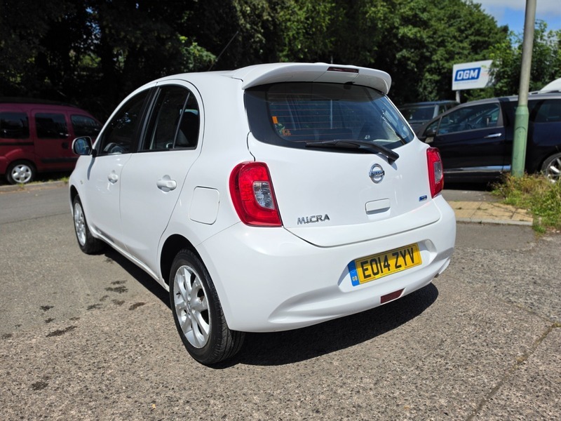Nissan Micra Acenta White #6