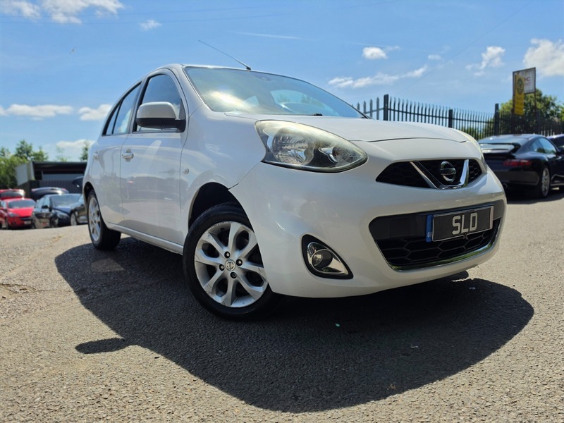 Nissan Micra Acenta White #3