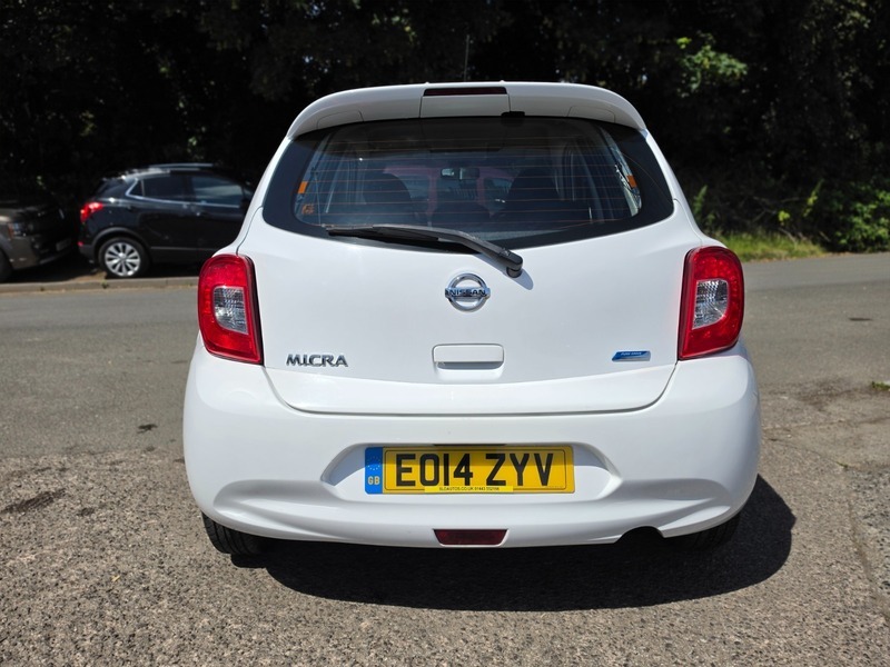 Nissan Micra Acenta White #5
