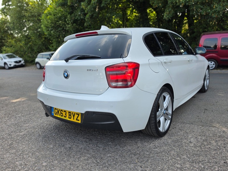 BMW 1 Series 116D M Sport GK63BYZ White #6