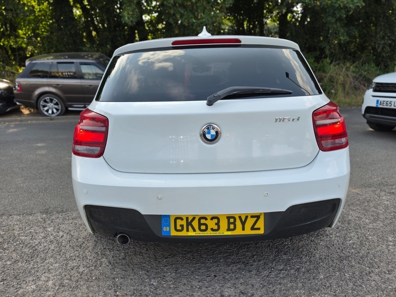 BMW 1 Series 116D M Sport GK63BYZ White #5