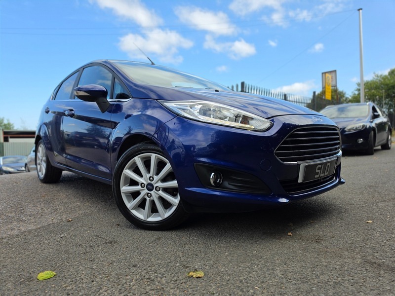 Ford Fiesta Titanium Tdci Blue #4