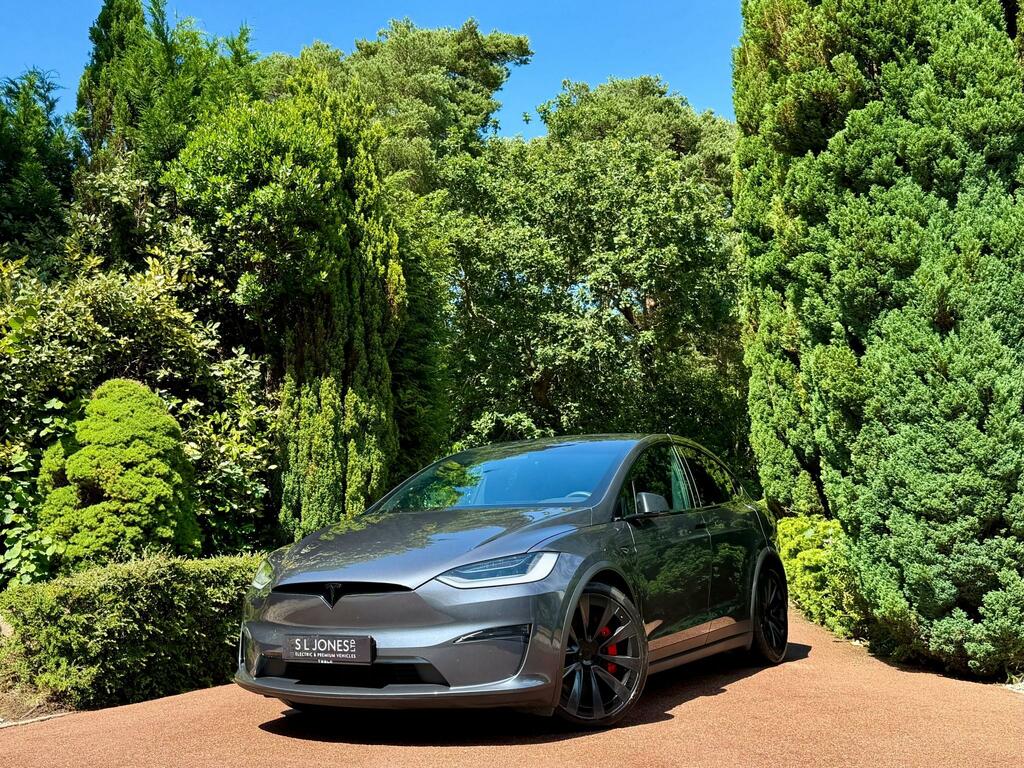 Tesla Model X Plaid Tri Motor Enhanced Hw4 Ryzen Chip Grey #4