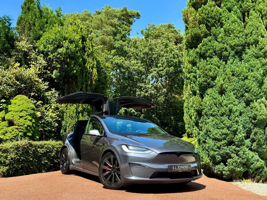 Tesla Model X Plaid Tri Motor Enhanced Hw4 Ryzen Chip Grey