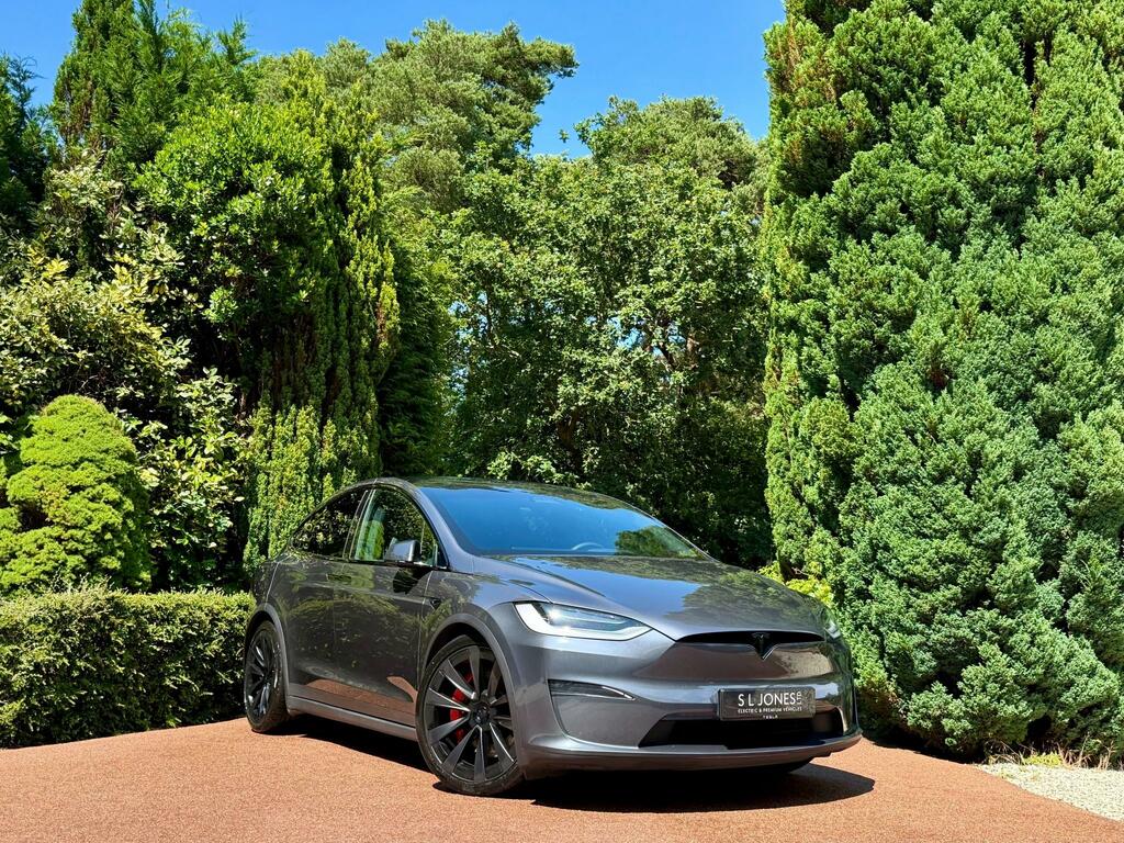 Tesla Model X Plaid Tri Motor Enhanced Hw4 Ryzen Chip Grey #2
