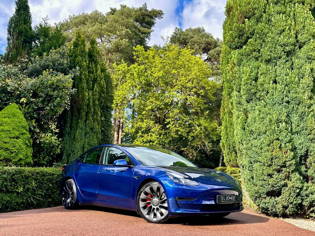 Tesla Model 3 Performance Enhanced Heat Pump Premium B Blue