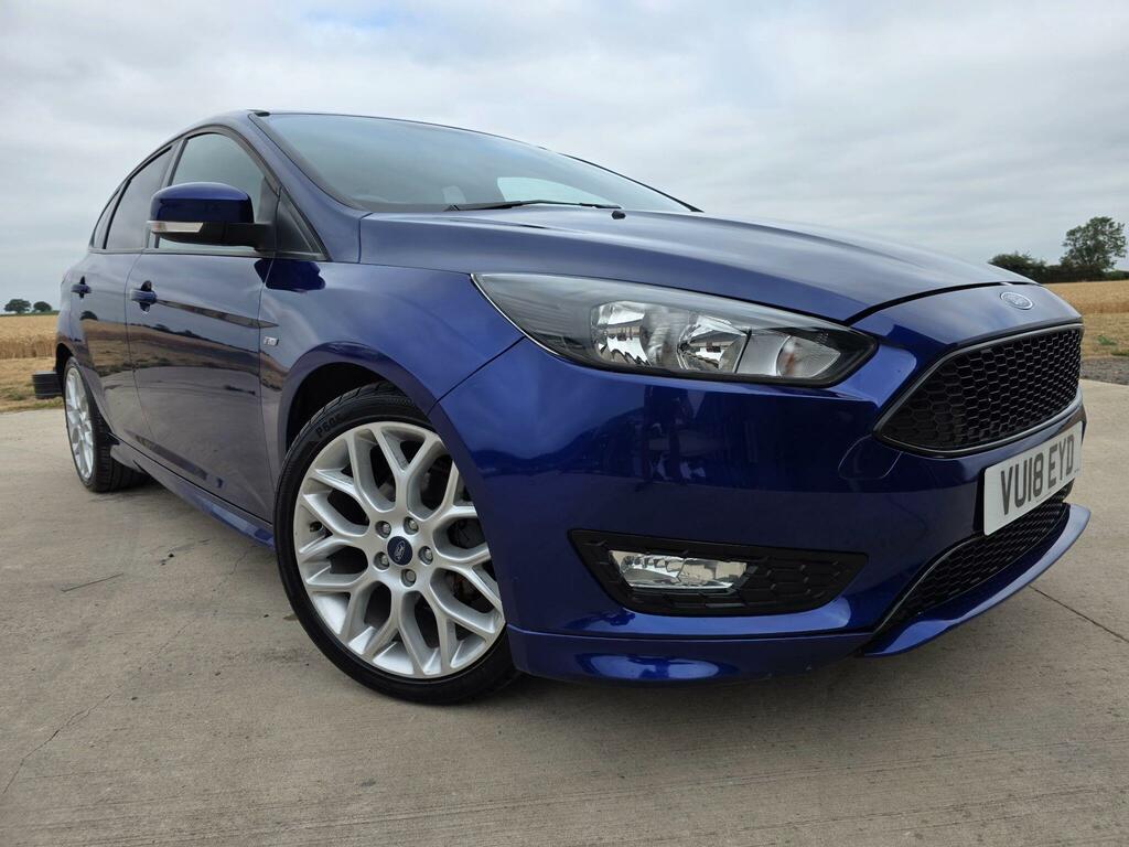 Ford Focus 1.0T Ecoboost St-line Euro 6 Ss VU18EYD Blue