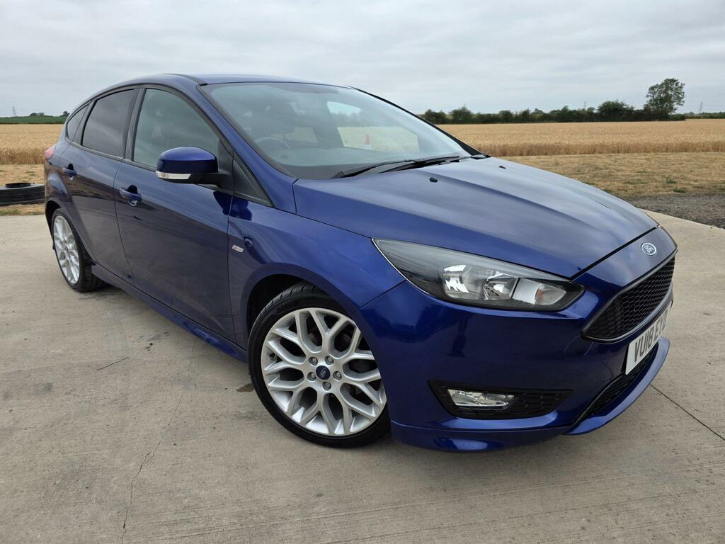 Ford Focus 1.0T Ecoboost St-line Euro 6 Ss VU18EYD Blue #3