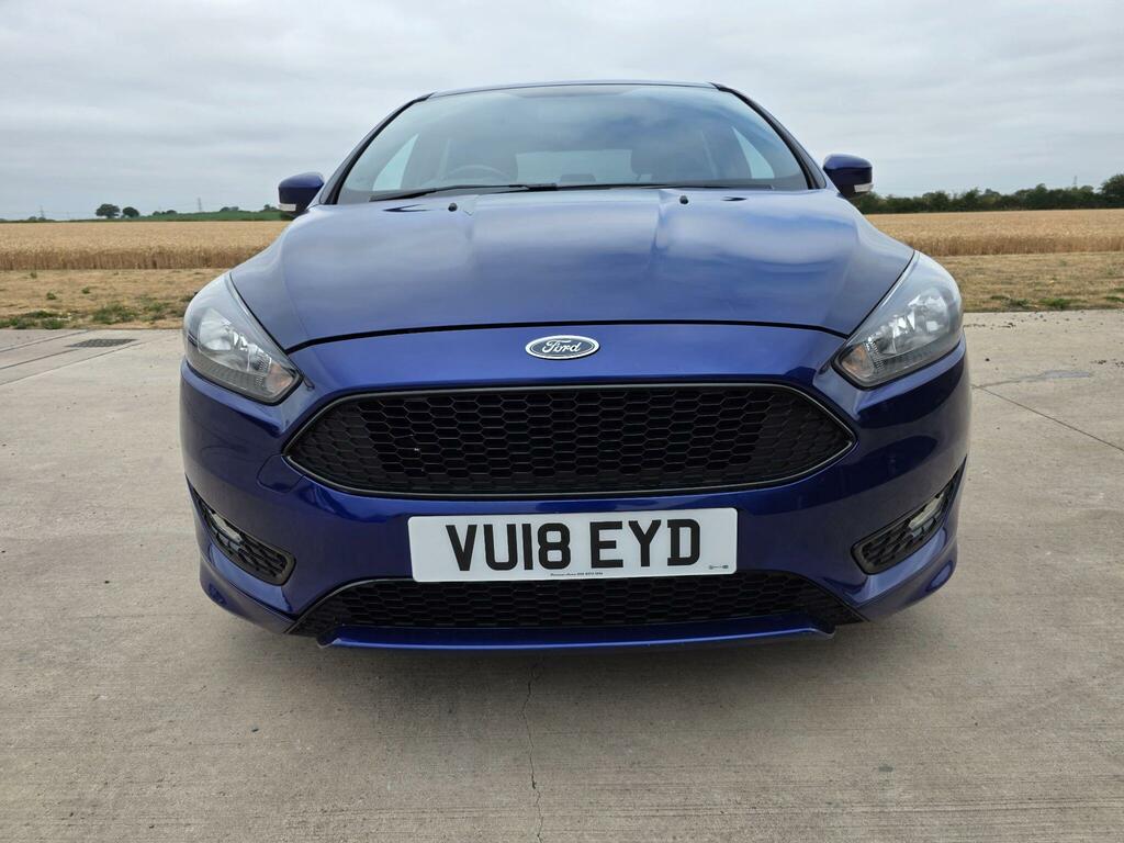 Ford Focus 1.0T Ecoboost St-line Euro 6 Ss VU18EYD Blue #4