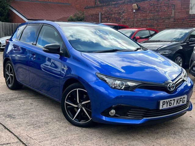 Toyota Auris 1.8 Vvt-h Design Hatchback Hybrid Cvt E Blue