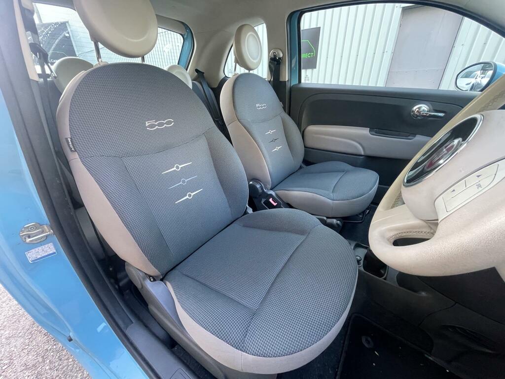 Fiat 500 Petrol DX65EHG Blue #3