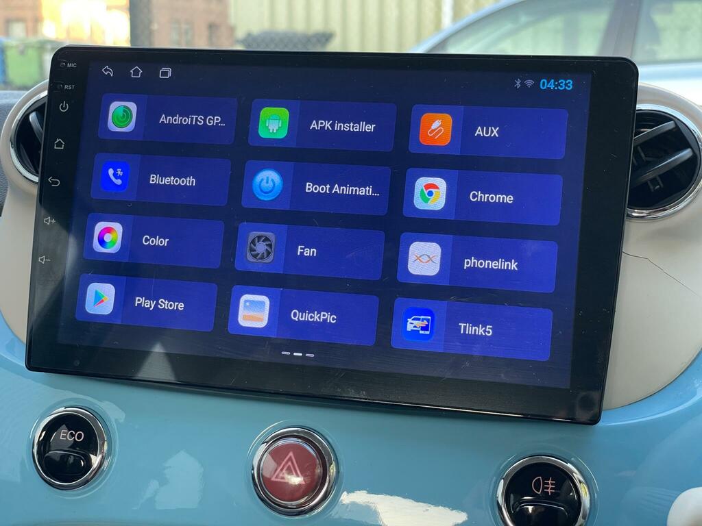Fiat 500 Petrol DX65EHG Blue #2
