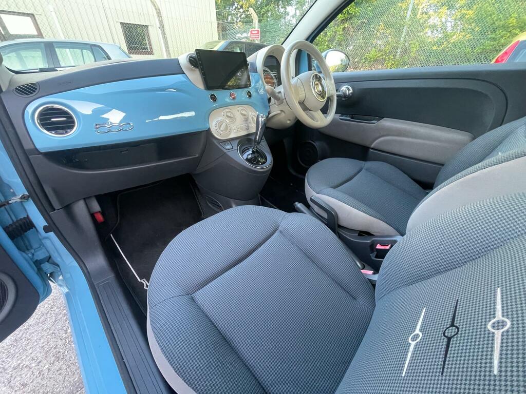 Fiat 500 Petrol DX65EHG Blue #6