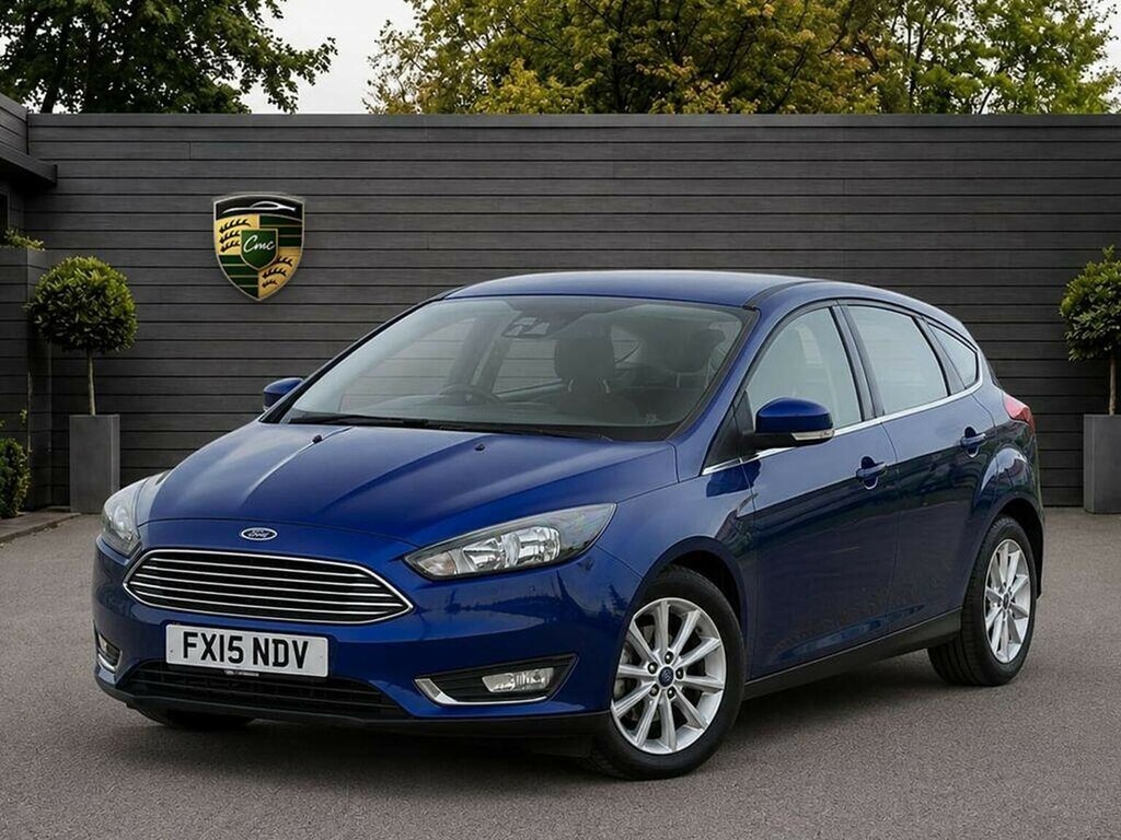 Ford Focus Hatchback 1.6 Titanium Powershift Euro 6 2015 Blue #3