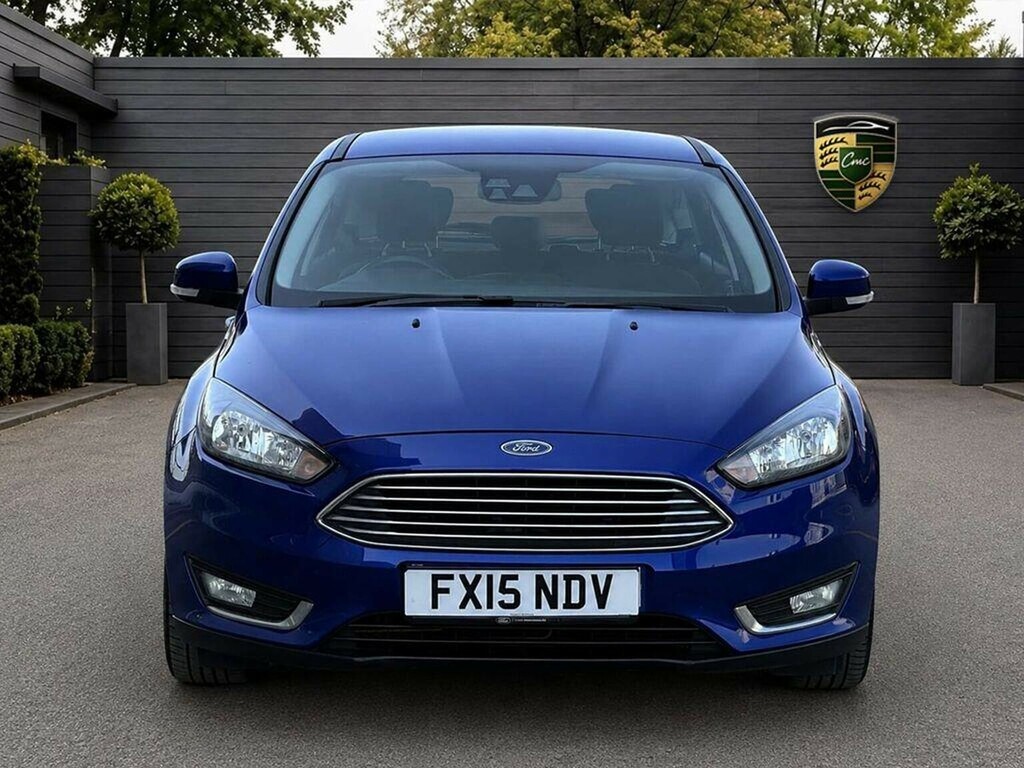 Ford Focus Hatchback 1.6 Titanium Powershift Euro 6 2015 Blue #2