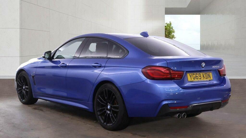 BMW 4 Series Gran Coupe 2.0 420D M Sport Euro 6 Ss Blue #5