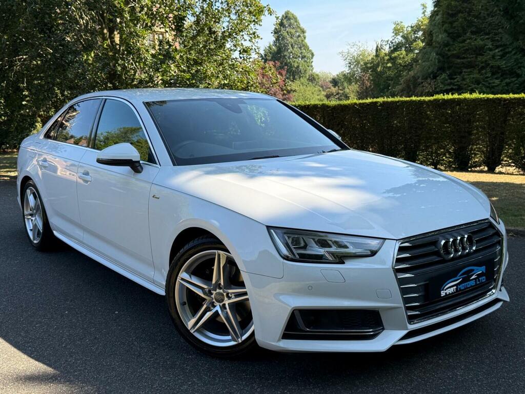 Audi A4 2.0 Tfsi S Line S Tronic Euro 6 Ss White