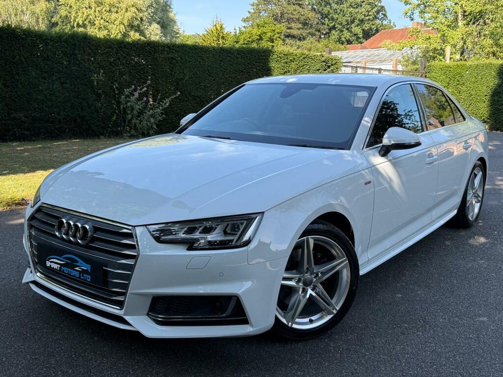 Audi A4 2.0 Tfsi S Line S Tronic Euro 6 Ss White #3