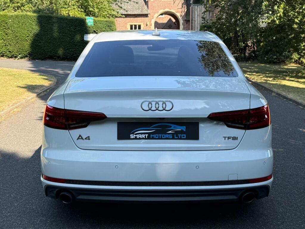 Audi A4 2.0 Tfsi S Line S Tronic Euro 6 Ss White #6