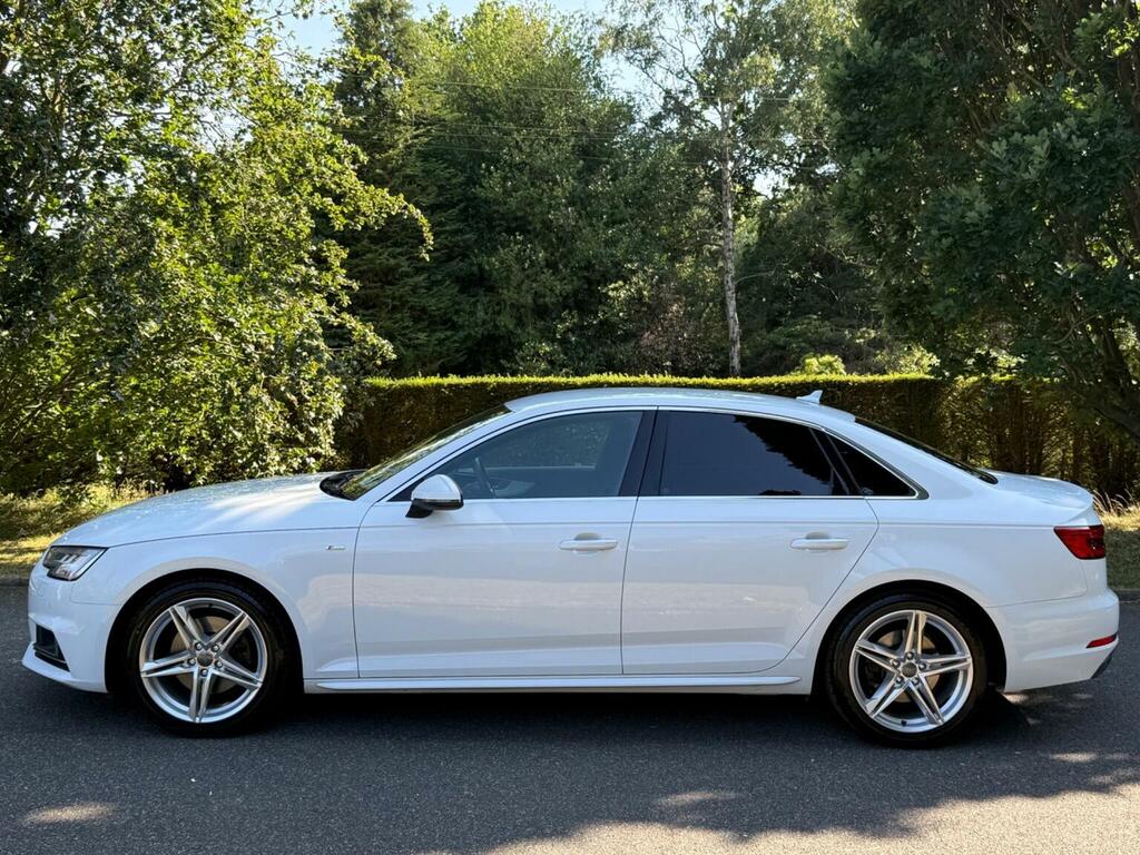 Audi A4 2.0 Tfsi S Line S Tronic Euro 6 Ss White #4