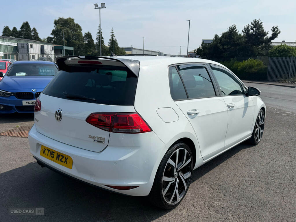 Volkswagen Golf 2.0 Tdi Gt KT15WZX White #6