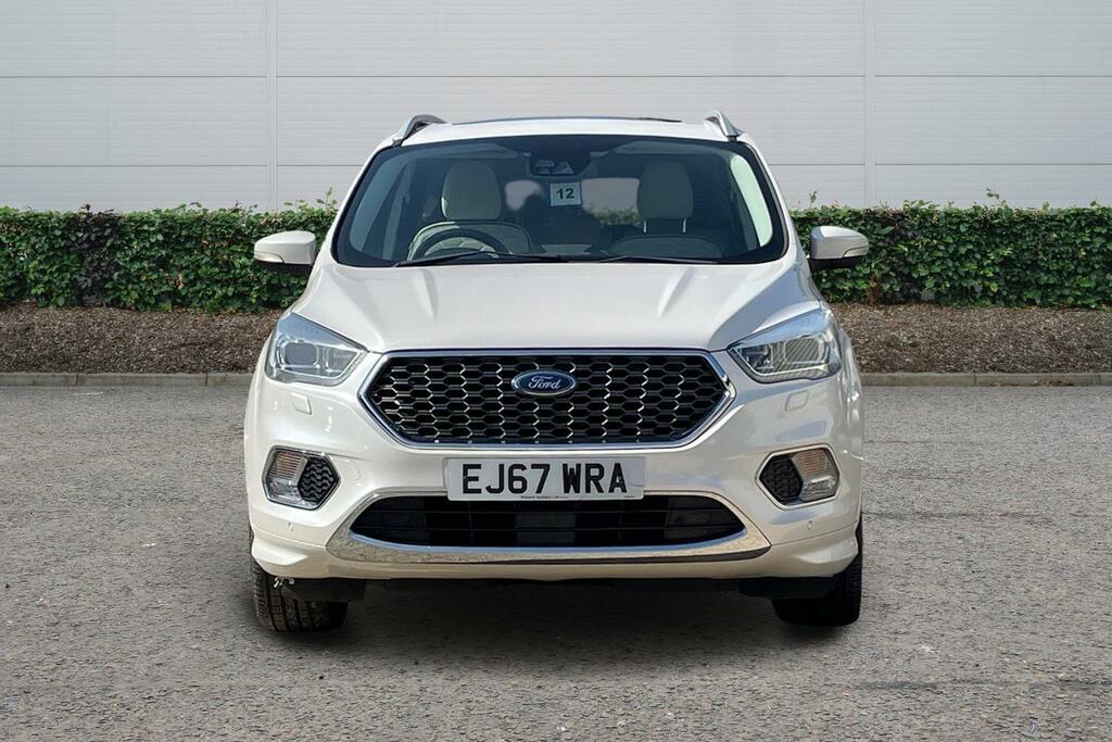 Ford Kuga 2.0 Tdci Vignale Powershift Awd Euro 6 Ss EJ67WRA White #4