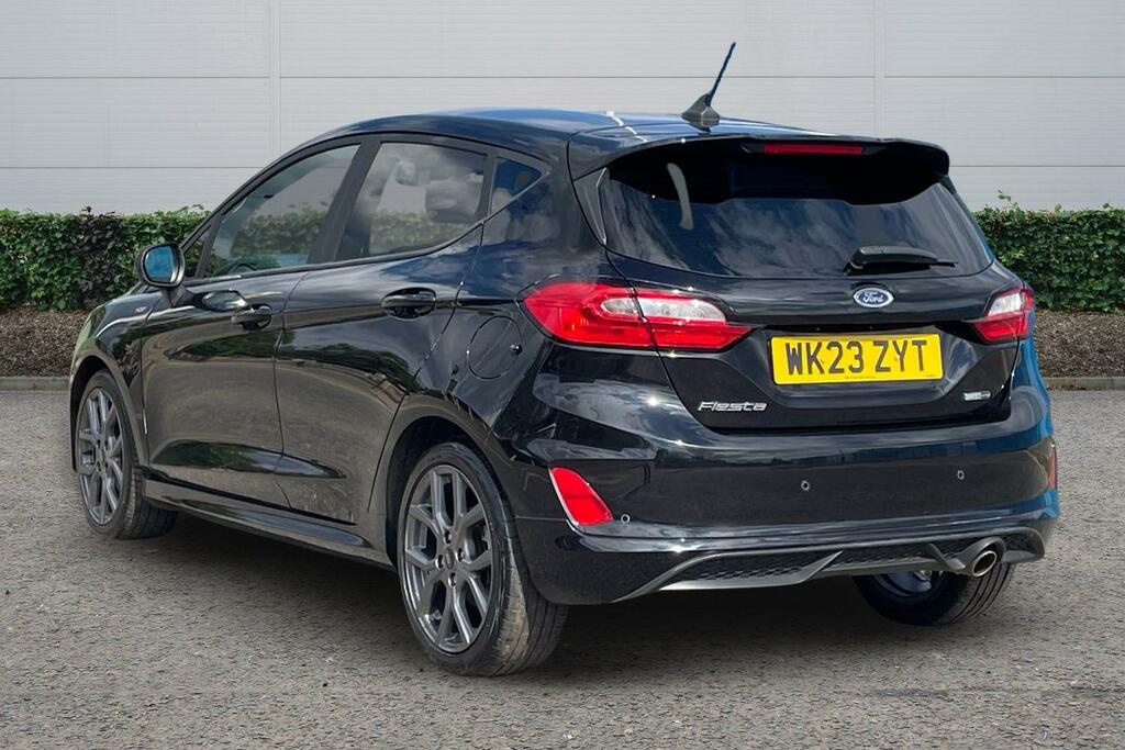 Ford Fiesta 1.0 Ecoboost Hybrid Mhev 125 St-line WK23ZYT Black #2