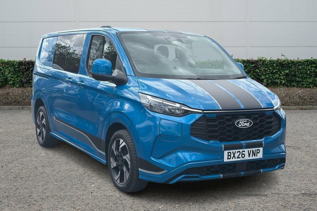 Ford Transit Custom 2.5 Phev 232Ps H1 Double Cab Van Sport Blue