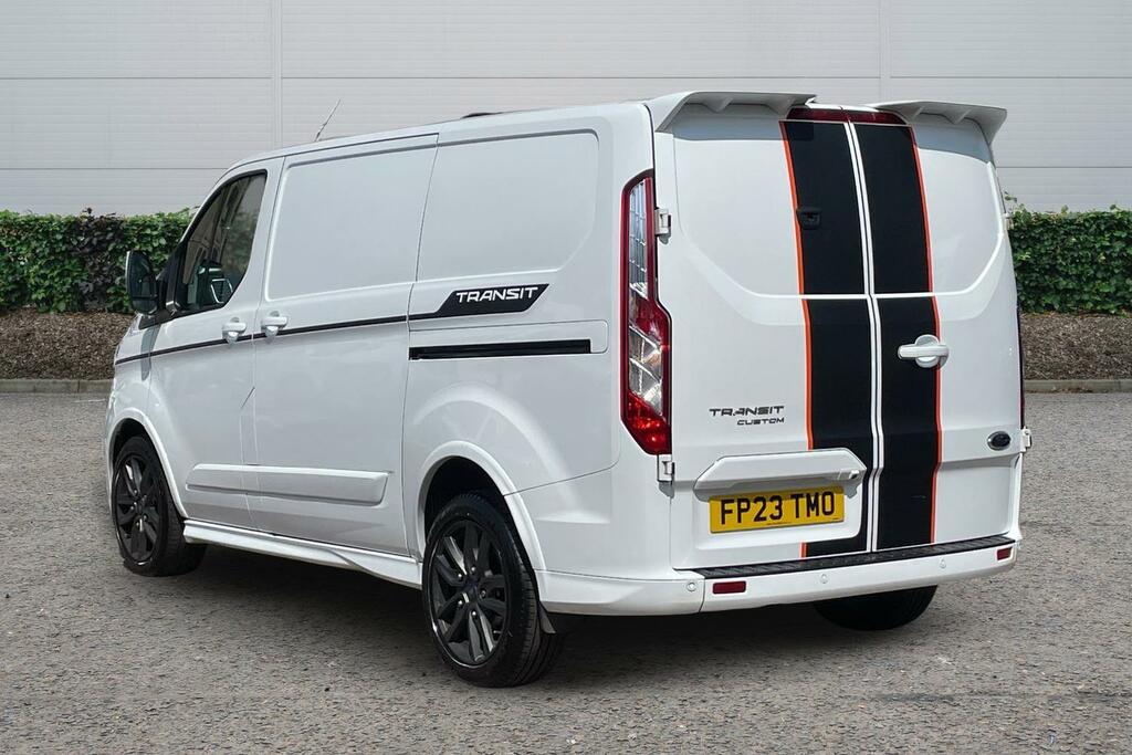 Ford Transit Custom 2.0 Ecoblue 170Ps Low Roof Sport Van FP23TMO White #2