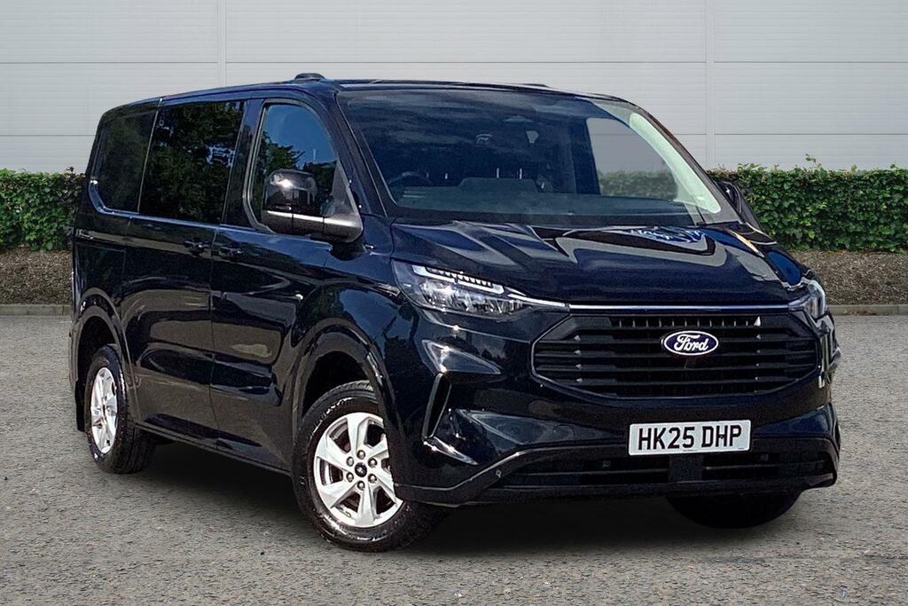 Ford Transit Custom 2.0 Ecoblue 136Ps H1 Double Cab Van Limited HK25DHP Black