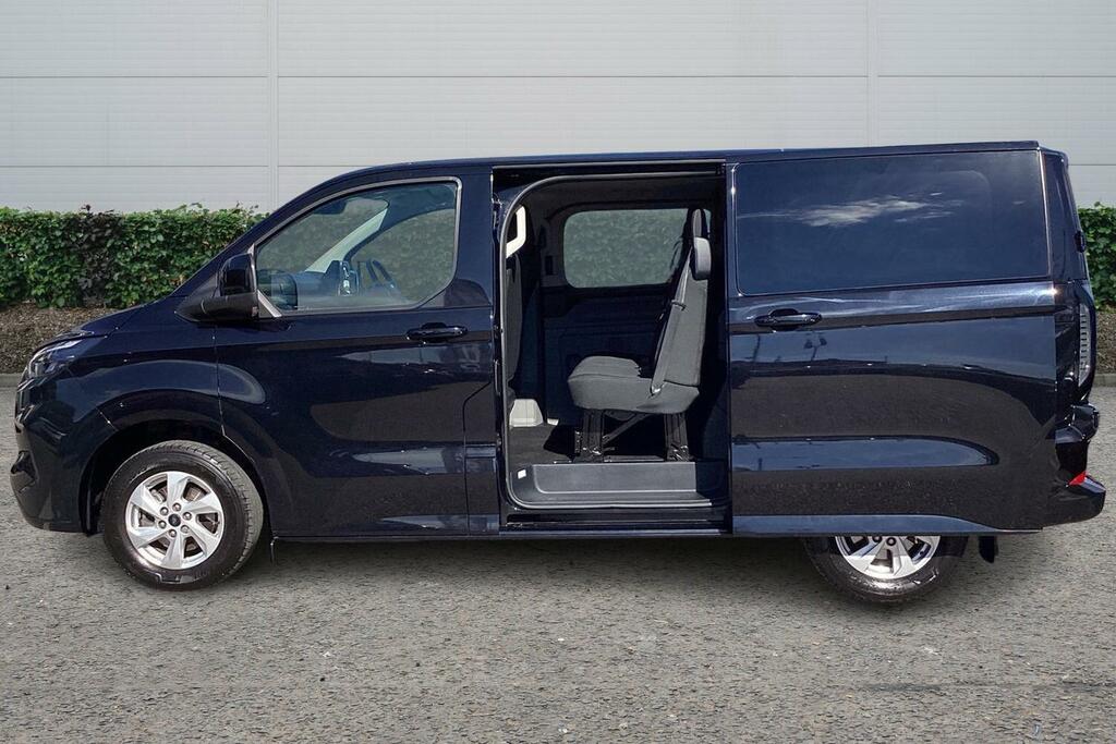 Ford Transit Custom 2.0 Ecoblue 136Ps H1 Double Cab Van Limited HK25DHP Black #3