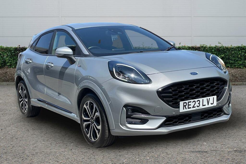 Ford Puma 1.0 Ecoboost Hybrid Mhev 155 St-line RE23LVJ Silver