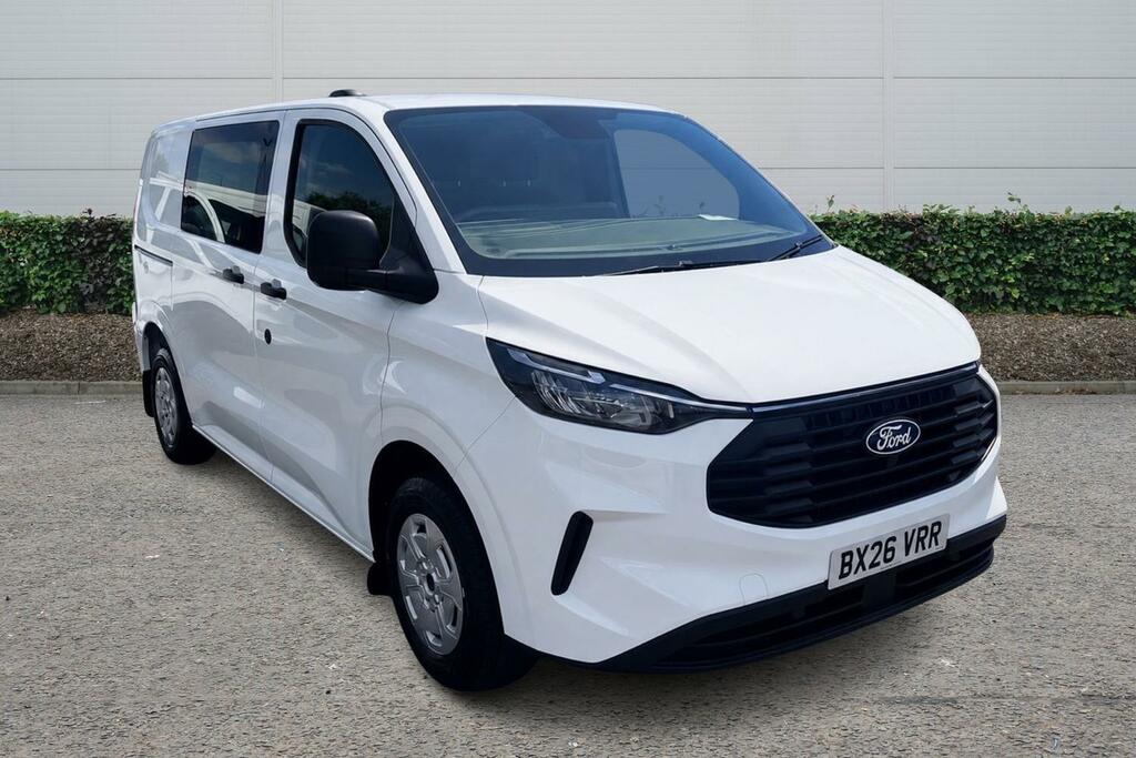 Ford Transit Custom 2.0 Ecoblue 136Ps H1 Double Cab Van Trend White