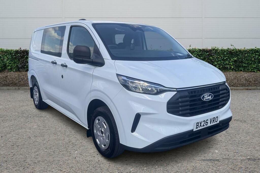 Ford Transit Custom 2.0 Ecoblue 136Ps H1 Double Cab Van Trend White