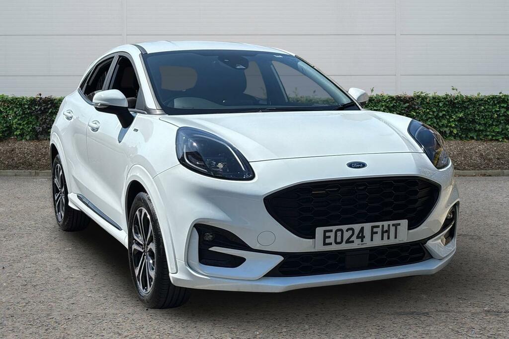Ford Puma 1.0 Ecoboost Hybrid Mhev St-line White