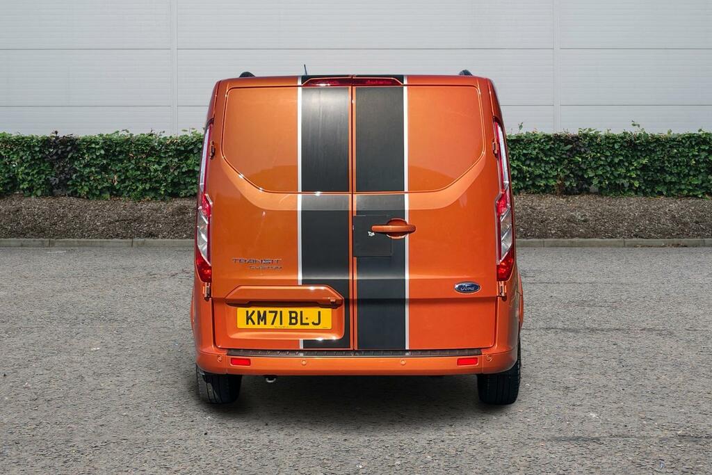 Ford Transit Custom 2.0 Ecoblue 185Ps Low Roof Sport Van KM71BLJ Orange #5