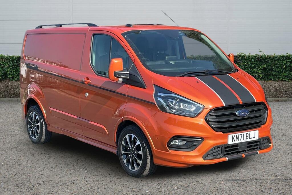 Ford Transit Custom 2.0 Ecoblue 185Ps Low Roof Sport Van KM71BLJ Orange