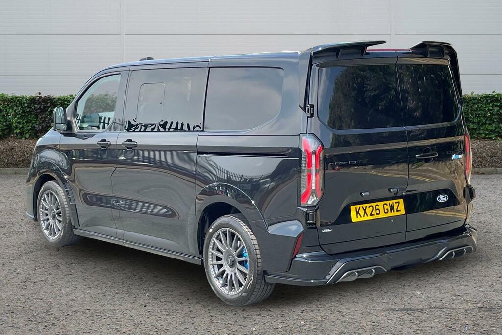 Ford Transit Custom 2.5 320 Duratec 11.8Kwh Ms-rt Crew Van Euro 6 KX26GWZ Black #2