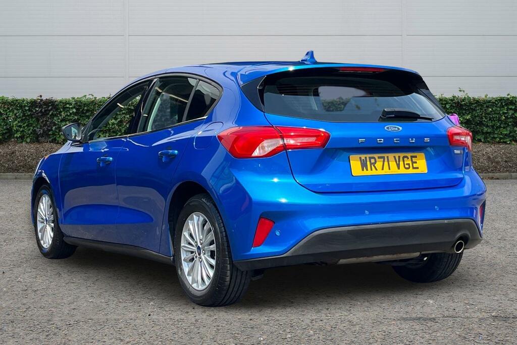 Ford Focus 1.0 Ecoboost Hybrid Mhev 125 Titanium Edition WR71VGE Blue #2