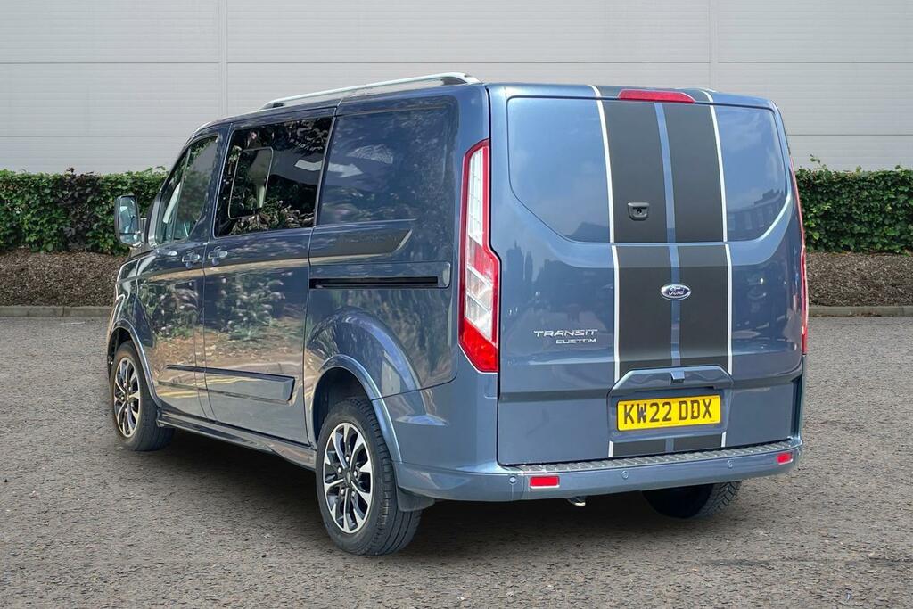 Ford Transit Custom 2.0 Ecoblue 170Ps Low Roof Sport Van Blue #2