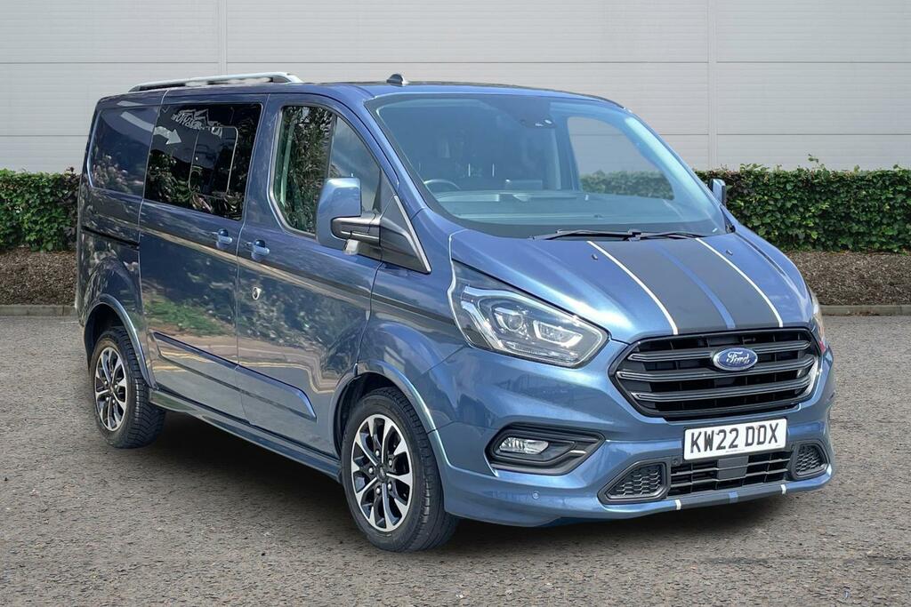 Ford Transit Custom 2.0 Ecoblue 170Ps Low Roof Sport Van Blue
